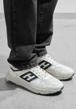 witte hogan sneakers mesh combi runner