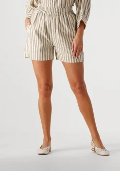 witte knit-ted korte broek malin