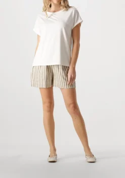 witte knit-ted korte broek malin