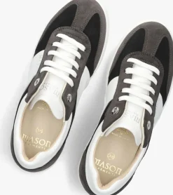 witte mason garments lage sneakers napoli tradizionale