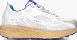 witte mercer amsterdam lage sneakers the re-run max grape