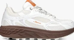 witte mercer amsterdam lage sneakers the re-run max grape