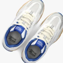 witte mercer amsterdam lage sneakers the re-run grape