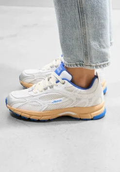 witte mercer amsterdam lage sneakers the re-run grape