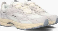 witte mercer amsterdam lage sneakers the re-run vintage suede