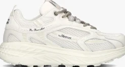 witte mercer amsterdam lage sneakers the re-run max suede