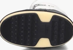 witte moon boot snowboots nylon veter snowboot