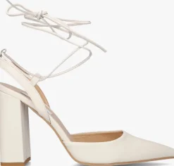 witte notre-v sandalen met hak 27105