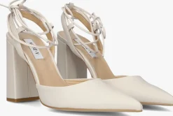 witte notre-v sandalen met hak 27105