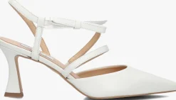 witte notre-v sandalen met hak 2722