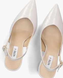 witte notre-v slingbacks 27113