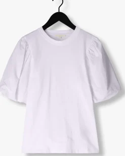witte notre-v t-shirt nv-dolf puff sleeve top