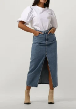 witte notre-v t-shirt nv-dolf puff sleeve top