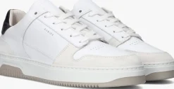 witte nubikk lage sneakers basket court