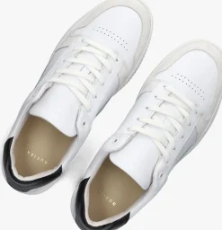 witte nubikk lage sneakers basket court