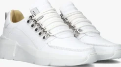 witte nubikk lage sneakers roque roman men