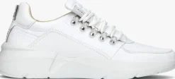 witte nubikk lage sneakers roque roman heren