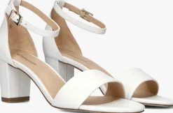 witte peter kaiser sandalen met hak 78340