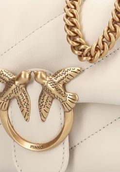 witte pinko schoudertas love puff mini