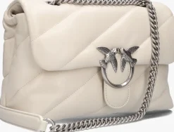 witte pinko schoudertas love puff classic