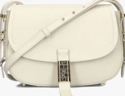 witte pinko schoudertas saddle mini