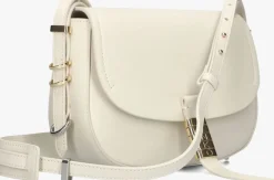 witte pinko schoudertas saddle mini