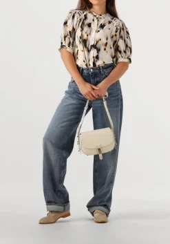 witte pinko schoudertas saddle mini