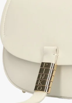 witte pinko schoudertas saddle mini