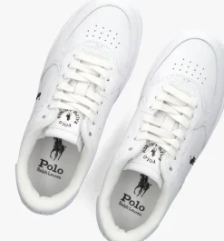 witte polo ralph lauren lage sneakers masters crt d