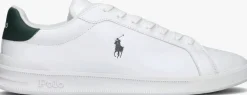 witte polo ralph lauren lage sneakers hrt court ii