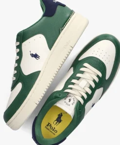 witte polo ralph lauren lage sneakers masters crt