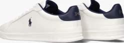 witte polo ralph lauren lage sneakers heritage court ii