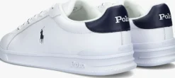 witte polo ralph lauren lage sneakers hrt court ii