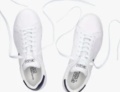 witte polo ralph lauren lage sneakers hrt court ii