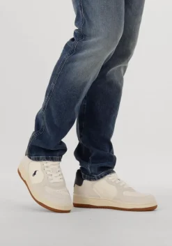 witte polo ralph lauren lage sneakers master court