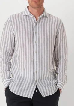 witte profuomo klassiek overhemd shirt x-cutaway linen