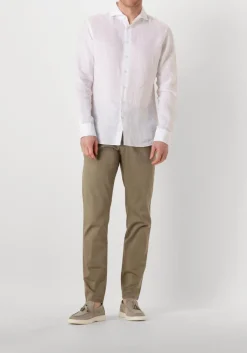 witte profuomo klassiek overhemd shirt x-cutaway linen