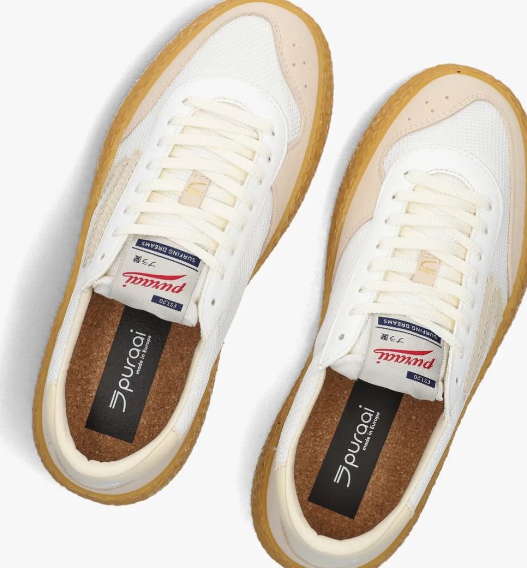 witte puraai lage sneakers 4.05 polly 1