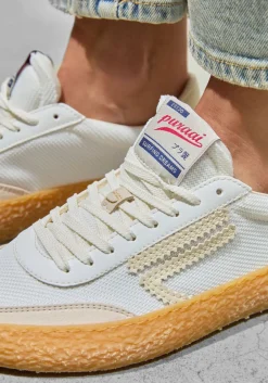 witte puraai lage sneakers 4.05 polly 1