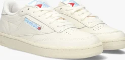 witte reebok lage sneakers club c 85 vintage