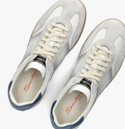 witte santoni lage sneakers dbs olympic