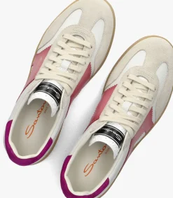witte santoni lage sneakers dbs olympi