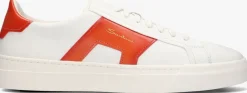 witte santoni lage sneakers gloria 21779