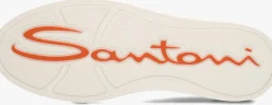 witte santoni lage sneakers 21967