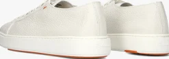witte santoni sneakers biking