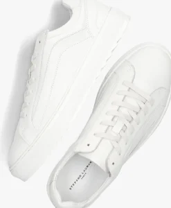 witte stefano lauran lage sneakers s3149