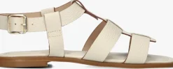 witte stefano lauran platte sandalen 24200