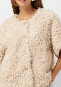 witte summum gilet jacket faux fur