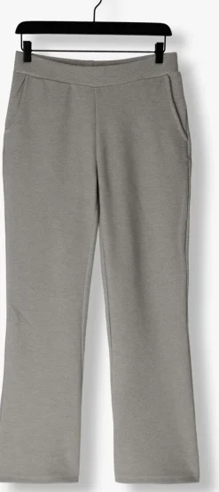 witte summum wijde broek wide leg pants new waffle