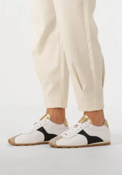 witte toral lage sneakers vinci